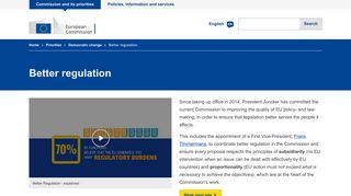 Better regulation | European Commission