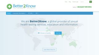 Sexual Health, STI STD and HIV Testing | Better 2 Know
