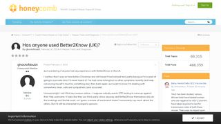 Has anyone used Better2Know (UK)? - Honeycomb Herpes Forum ...