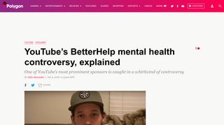 YouTube's BetterHelp mental health app controversy, explained ...