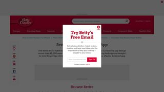 Betty Crocker Cookbook App - BettyCrocker.com