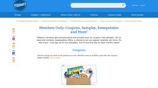Members Only: Coupons, Samples, Sweepstakes and More ...