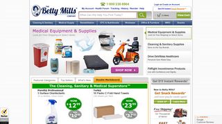 BettyMills.com: Cleaning, Sanitary & Medical Supplies.