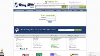 Order Tracking - Betty Mills