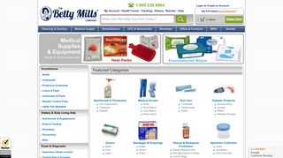Buy Medical Supplies Medical Equipment -- at Betty Mills