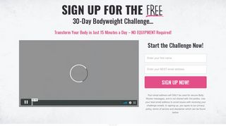 Make Fat Cry Challenge: 30-Day Bodyweight Challenge