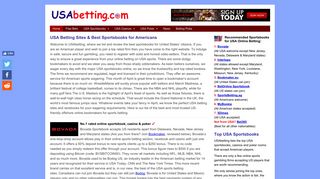USA Betting | Best US Online Sportsbooks & American Betting Sites