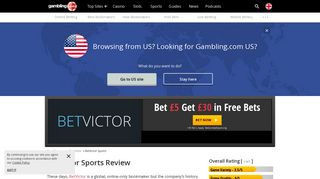 BetVictor Sports Betting - Free Bet Bonus for the UK - Gambling.com