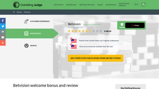 Betvision review - welcome bonuses, offers and promos
