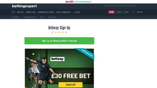 How To Sign Up With Betway - Opening a Betway Account