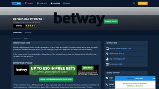 Betway Sign Up Offer - SmartBets
