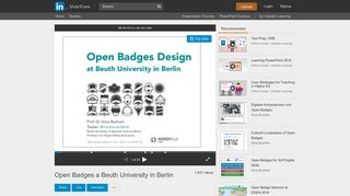 Open Badges a Beuth University in Berlin - SlideShare