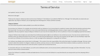 Terms of Service - Bevager - Hospitality Management Reinvented