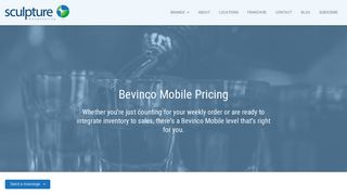 Bevinco Mobile Pricing | Sculpture Hospitality