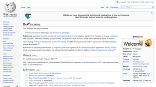 BeWelcome - Wikipedia