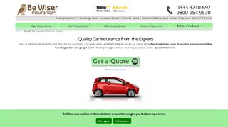 Car Insurance | Be Wiser Insurance
