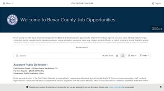 Bexar County Job Opportunities - Government Jobs