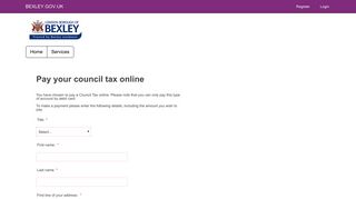 Council Tax - BEXLEY.GOV.UK - My Bexley