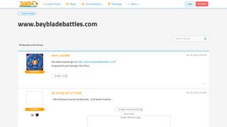 www.beybladebattles.com - World Beyblade Organization