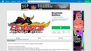 Beyblade Battles! - Roblox