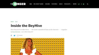 Inside the BeyHive - The Ringer