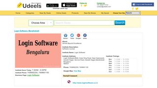 Login Software, Marathahalli, Bengaluru Store Page - Udeels