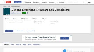 3 Beyond Experience Reviews and Complaints @ Pissed Consumer