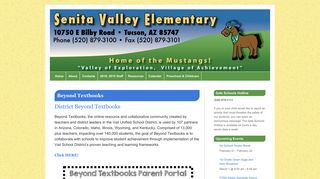 Beyond Textbooks | Senita Valley Elementary School