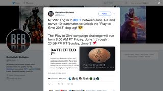 Battlefield Bulletin on Twitter: 