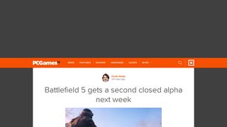 Battlefield 5 gets a second closed alpha next week | PCGamesN