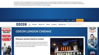 ODEON Cinemas - Find London Cinemas & IMAX Locations