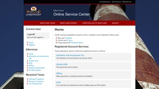 bServices Online Service Center - Home
