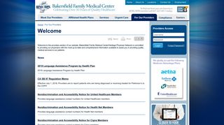 Welcome - Bakersfield Family Medical Center