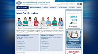Meet Our Providers - Bakersfield Family Medical Center