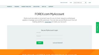 MyAccount Login - FOREX.com