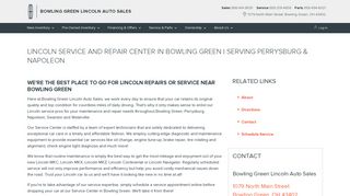 Service Center - Bowling Green Lincoln Auto Sales