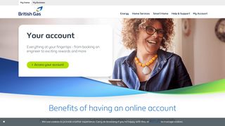 Access to your online account - British Gas