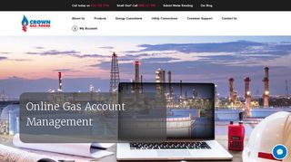 Online gas account management | Simply log in, track & save