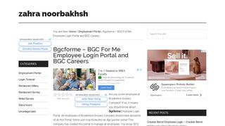 Bgcforme – BGC For Me Employee Login Portal and BGC Careers