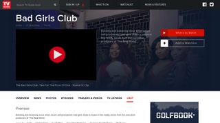 Bad Girls Club Cast and Characters | TV Guide