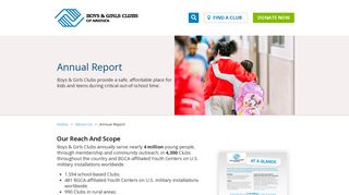 Annual Report - Boys & Girls Clubs of America