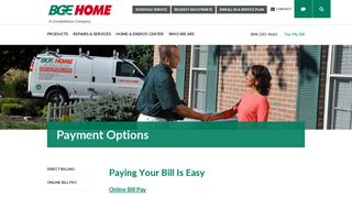 Payment Options - BGE HOME