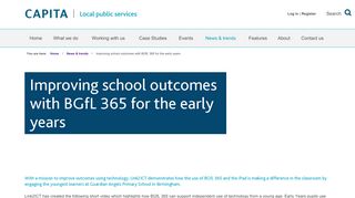Link2ICT have created a video demonstrating the use of BGfL 365 ...
