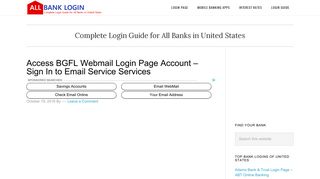 Access BGFL Webmail Login Page Account - Sign In to Email Service ...