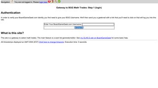 Gateway to BGG Math Trades: Step 1 (login)