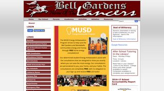 Bell Gardens High: Home Page - School Loop