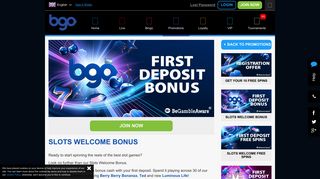 bgo Welcome Bonus | 100% Bonus | No Bonus Promo Code