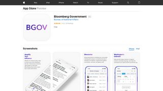 Bloomberg Government on the App Store - iTunes - Apple