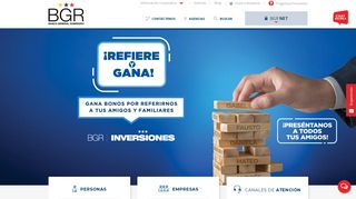 Banco General Rumiñahui: Página Principal