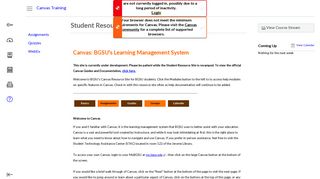 Student Resource Site - MyBGSU - Instructure